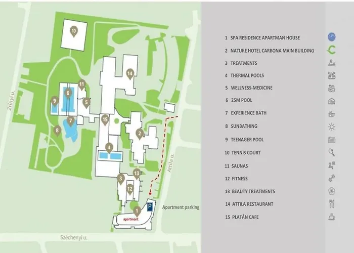 Апартаменты Carbona Royal 1.11 Хевиз